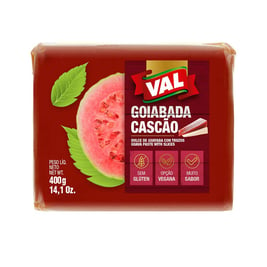 Barra de guayaba  con trozos de la fruta, 400g ¨Val¨