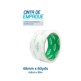 Cinta adhesiva - transparente para empaque 60 YDS (TP-4860SC)