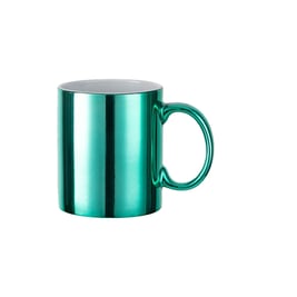 Taza 11 oz efecto espejo (Verde)