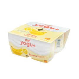 Yogurt de plátanito, pack de 4 unidades