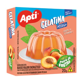 Gelatina C/Pulpa de durazno, 20 g "APTI"