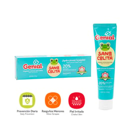 Crema - pomada - ungüento protector contra rozamiento para la piel del bebé 120 g  (GN-BRC120)