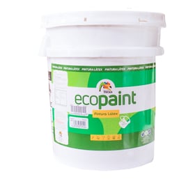 Pintura Acrílico Mate Blanco Colonial, 18 L (Ecopaint 125)