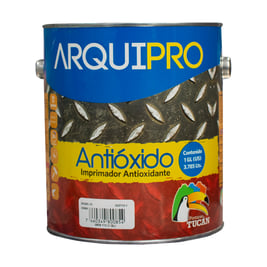 Pintura Antióxido Gris para superficies metálicas, 3.78 L (Arquipro 113)