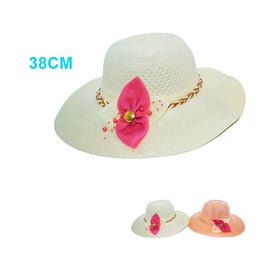 Sombrero playero - pamela - para damas 38 cm (AM-2027)