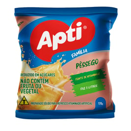 Refresco instantáneo de durazno, 170 g "APTI"