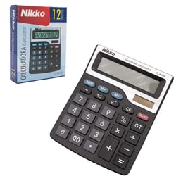 Calculadora de mesa, 12 dígitos, Nikko