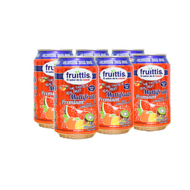 Jugo ¨Fruttis¨ sabor multifrutas, 6 unidades