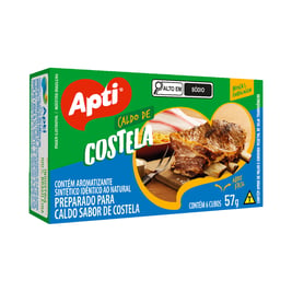 Caldito de costilla, 57g (caja de 6 unidades) "APTI"