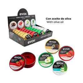 Cera en lata para cabello con aceite de oliva 150g (A019-FMX21)