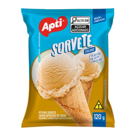 Polvo para hacer helado de mantecado, 120 g "APTI"