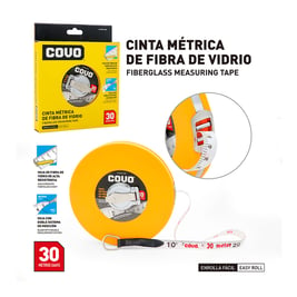 Cinta métrica de fibra de vidrio 30 m (CV-FMT-0130)