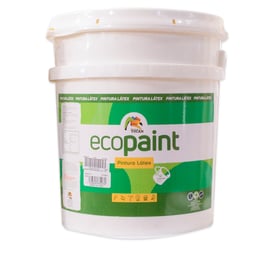 Pintura Acrílico Mate Blanco, (Ecopaint 100), 18 L