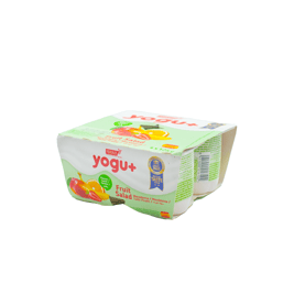 Yogurt de macedonia, pack de 4 unidades