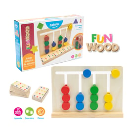 Material didáctico de pensamiento lógico - juego de agrupación de colores para niñas y niños - rompecabezas (PZZ-22152)