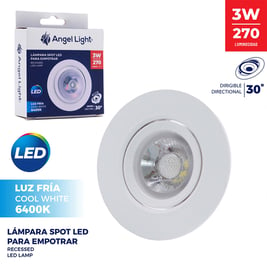 Lámpara Led para empotrar en pladur  de 3 W (DZ101R-3W)