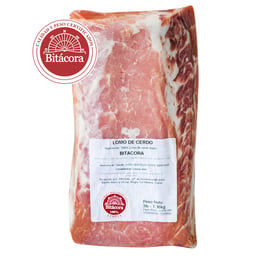 Lomo de cerdo sin hueso, 3 lb. Bitácora