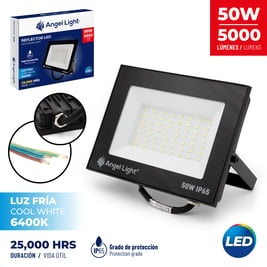 Lámpara reflector led para exterior 50 W, 6400 K