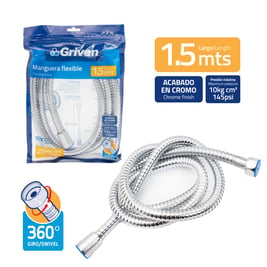 Manguera flexible para ducha, 1.5 mt (GV-SH-150CP)