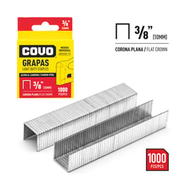 Caja de 1000 grapas - presilla - corona plana 3/8" (A145-9GN-ST10)