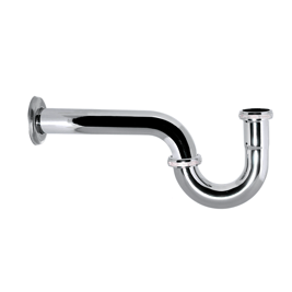 Trampa de acero inoxidable para lavabo, pared s/contra (29DA)