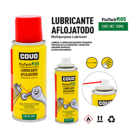 Lubricante aflojatodo en aerosol - spray Flutech - 100 ml (CV-ANR-100ML)