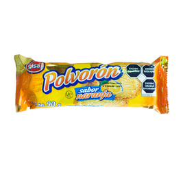 Galletas polvorón sabor naranja, 90 g