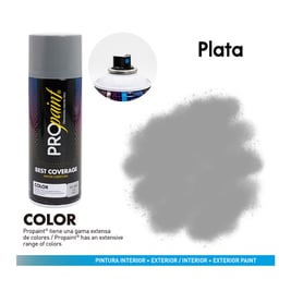 Pintura en aerosol - spray - color plateado 400 ml (SC-005)