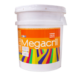 Pintura Acrílico Mate Blanco, Megacril, 18 L 