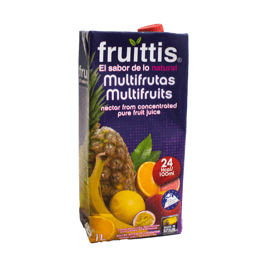 Jugo ¨Fruttis¨ sabor multifrutas,1 lt