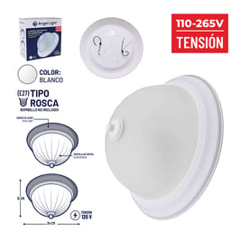  Lámpara decorativa de sobreponer color blanco 120 V ( A105-VT28-W)