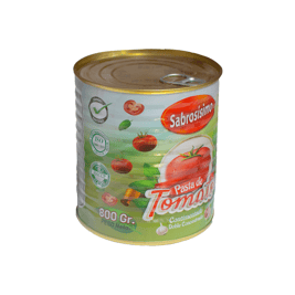 Pasta de tomate doble concentrada y condimentada, 800g