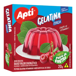 Gelatina C/Pulpa de cereza, 20 g "APTI"