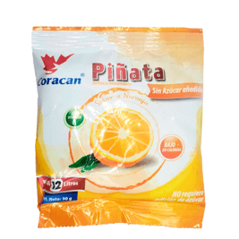 Refresco instantáneo Piñata, sabor naranja, 90 g (12 litros)