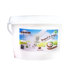 Yogurt probiótico de coco, 4lt