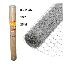  Rollo de malla metálica hexagonal para aves de corral 1/2" (DT13-M1012)