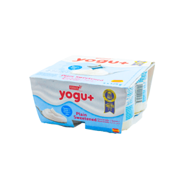 Yogurt natural azucarado, pack de 4 unidades